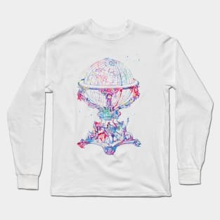 Vintage Globe Earth Long Sleeve T-Shirt